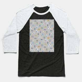 Geometric abstract Baseball T-Shirt